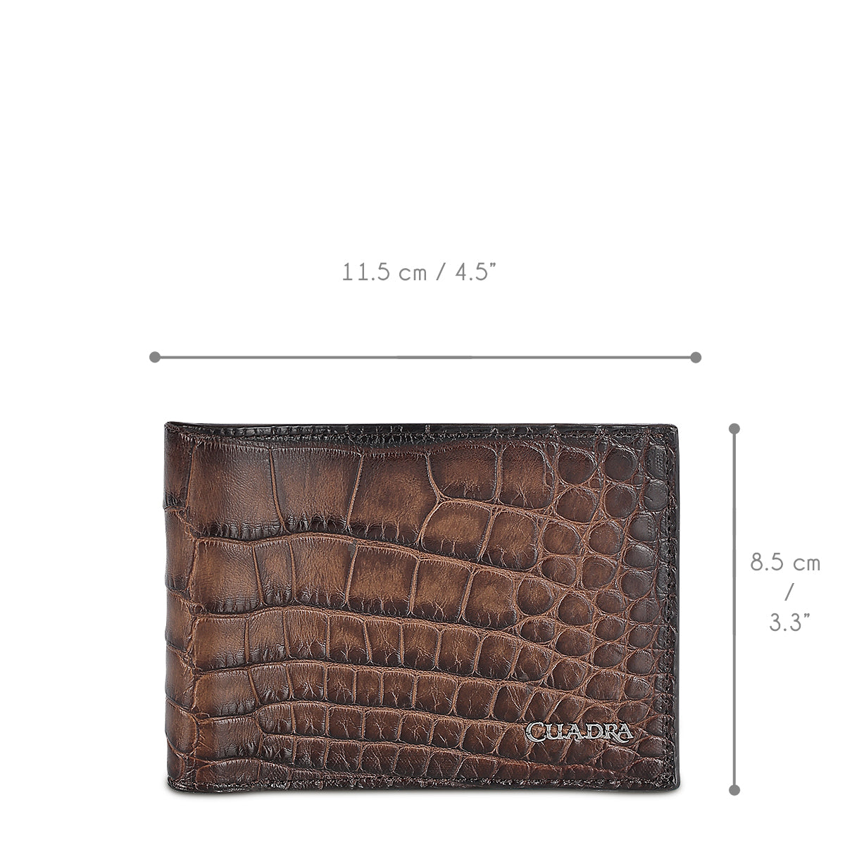 Cuadra Honey Alligator Studs Wallet DU712