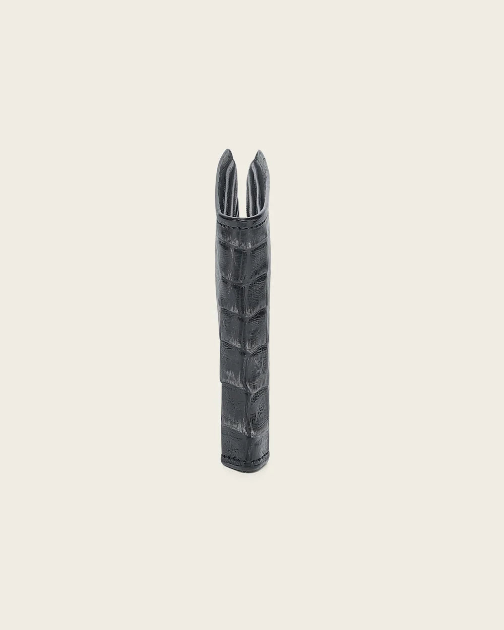 Cuadra Black Alligator Stitching Wallet DU772