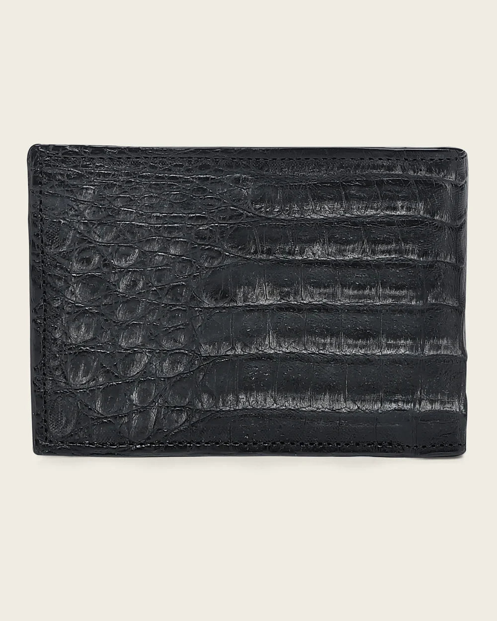 Cuadra Black Alligator Stitching Wallet DU772