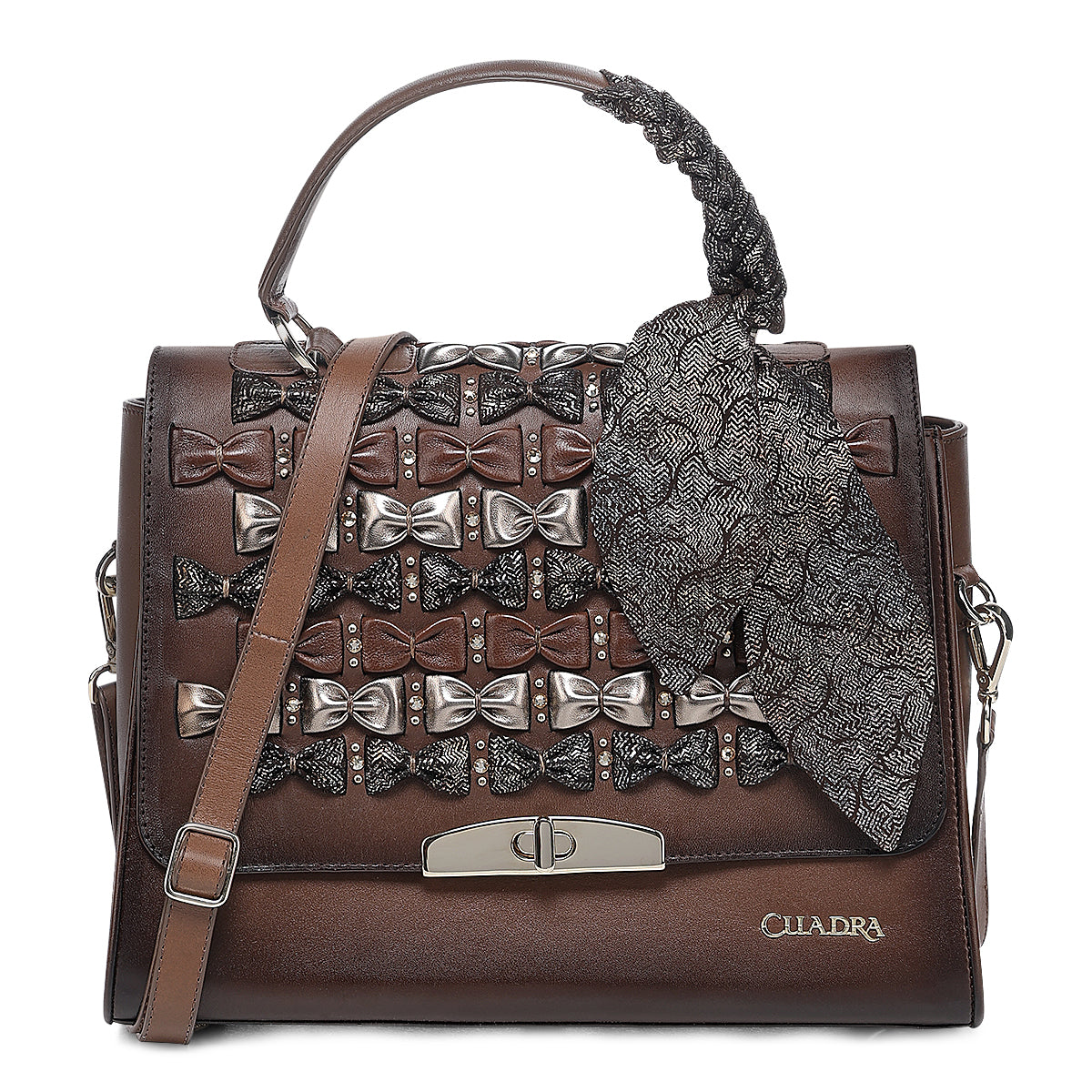 Cuadra Brown Embroidery & Fringe DU744