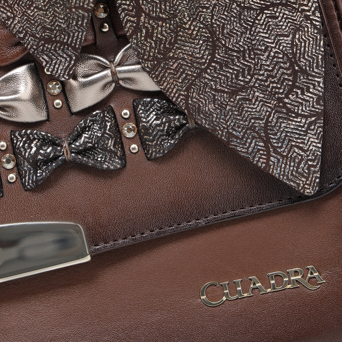 Cuadra Brown Embroidery & Fringe DU744