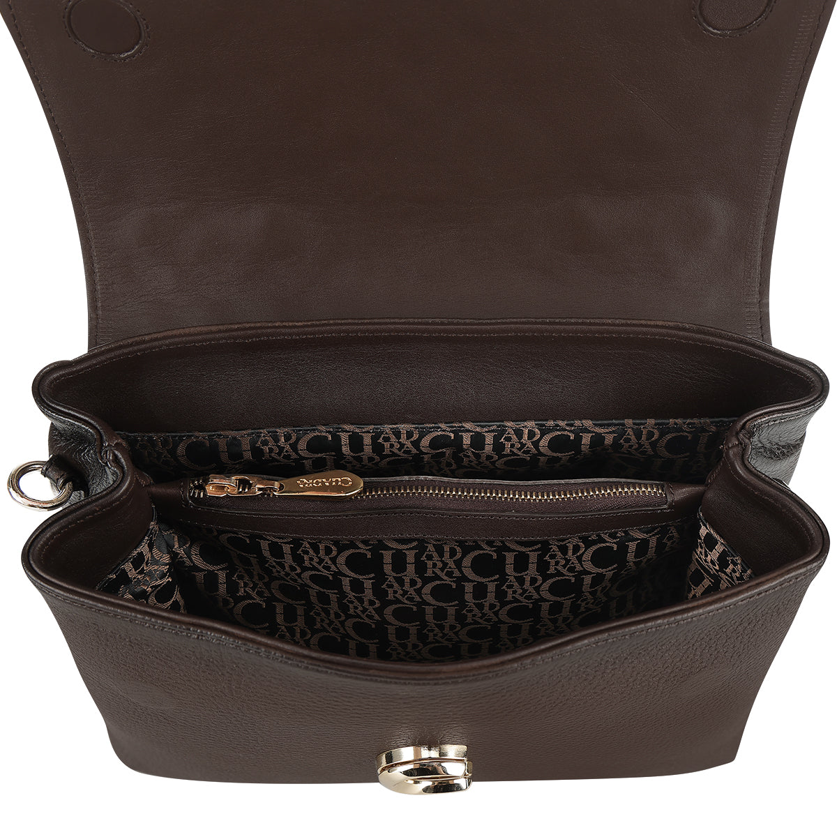 Cuadra Chocolate Cowhide Embroidery DU820