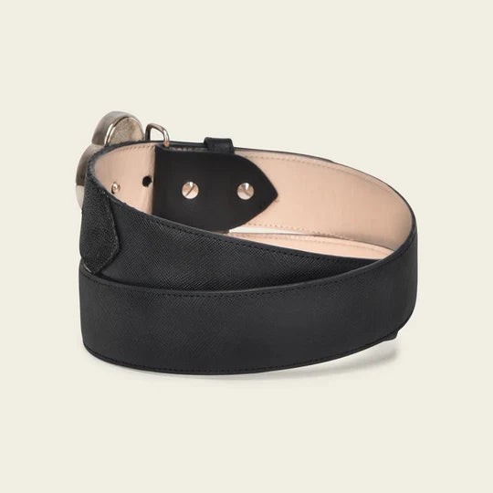 Cuadra Black Stingray Belt BC392