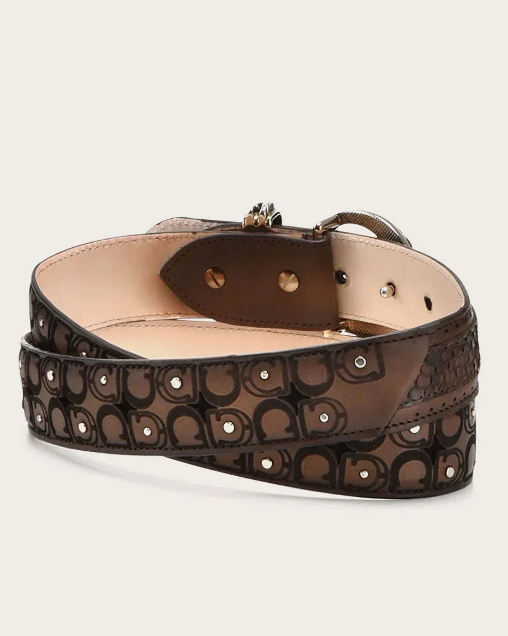 Cuadra Truffle Python Laser & Studs BC329