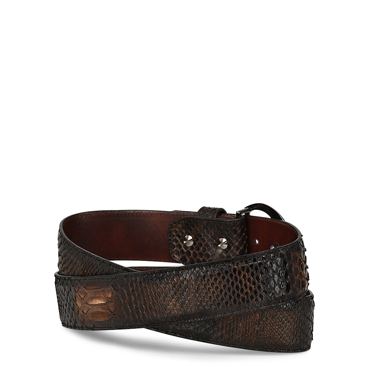 Cuadra Brown Python Belt BC320