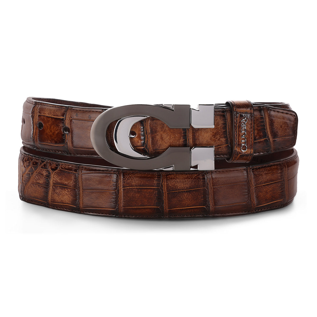 Cuadra Honey Alligator Belt BC366