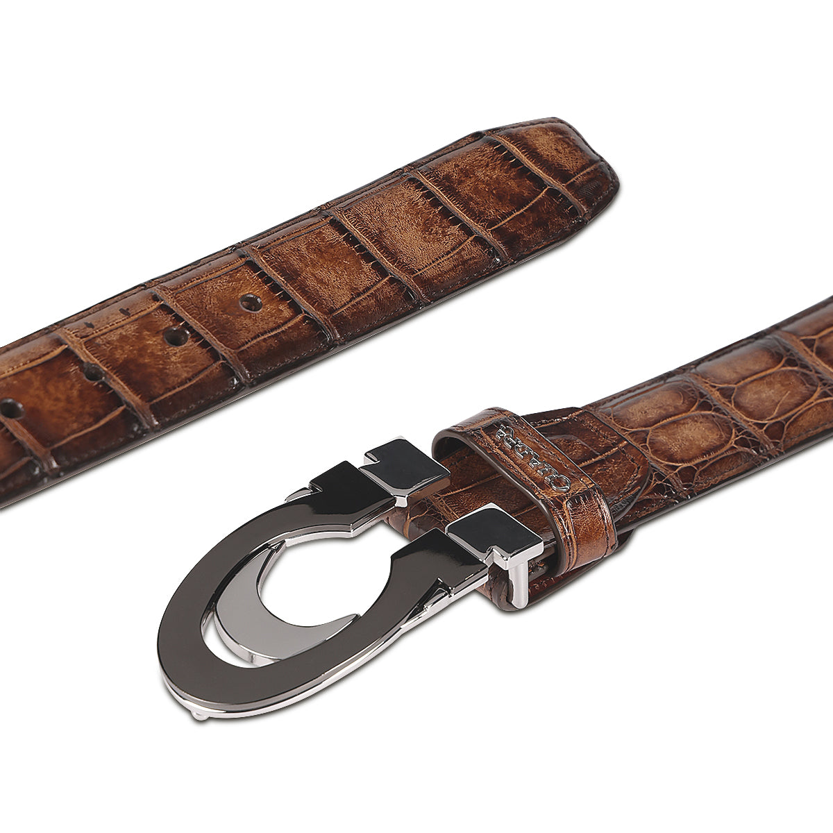 Cuadra Honey Alligator Belt BC366