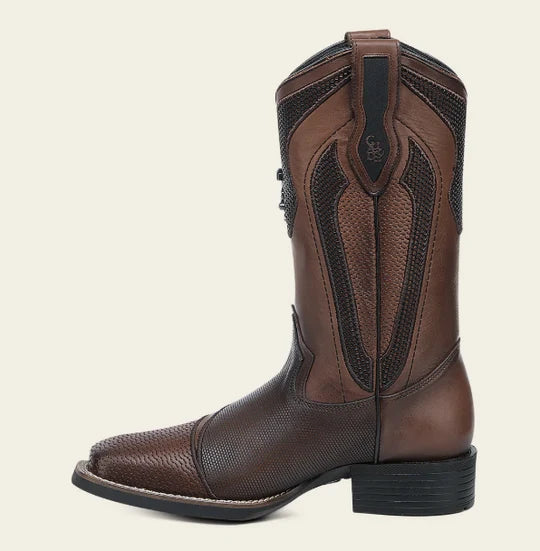 Cuadra Honey Embroidery & Laser Square Toe CU986