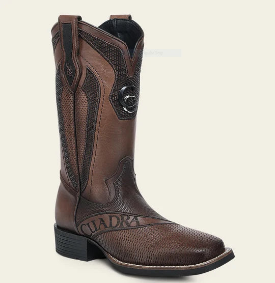 Cuadra Honey Embroidery & Laser Square Toe CU986