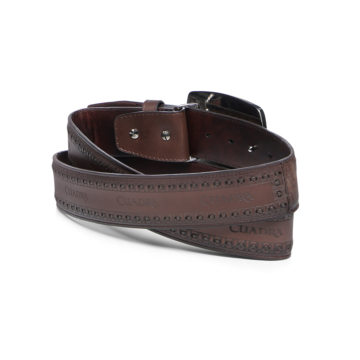 Cuadra Belt Honey Caiman Laser Belt BC171