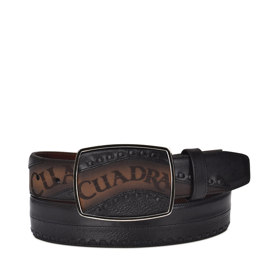 Cuadra Tobacco Laser & Woven Belt BC244