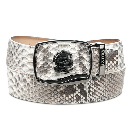 Cuadra Natrual Python Stitching Belt BC482
