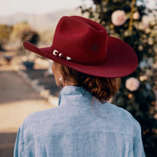 Charlie 1 Horse The Cowgirl Hat Cranberry