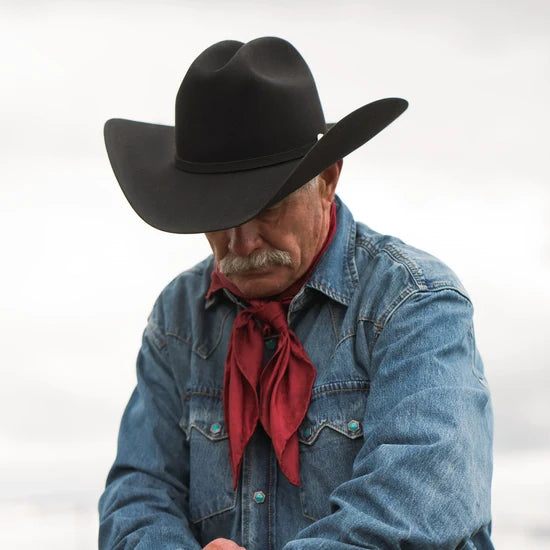 Stetson El Presidente 100X Black 4” Brim