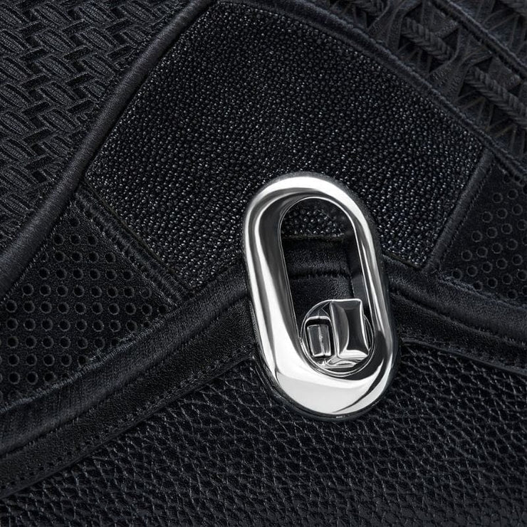 Cuadra Black Stingray Embroidery DU688