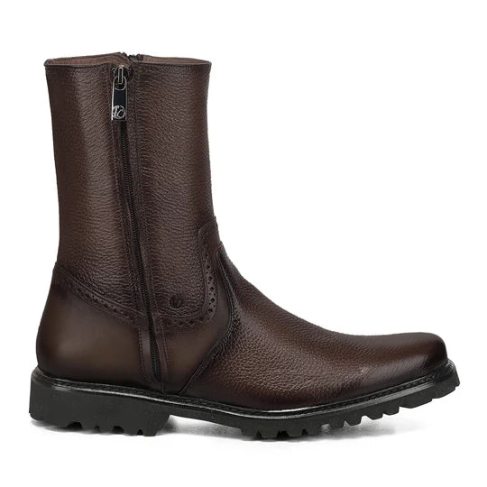 Franco Cuadra Boot Brown Deer/ Calf FF420
