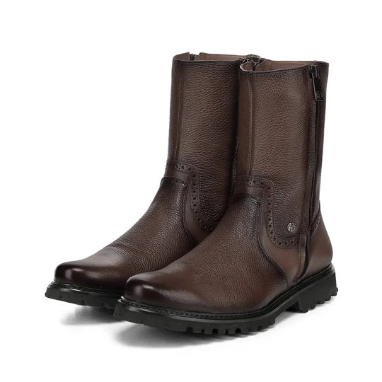Franco Cuadra Boot Brown Deer/ Calf FF420