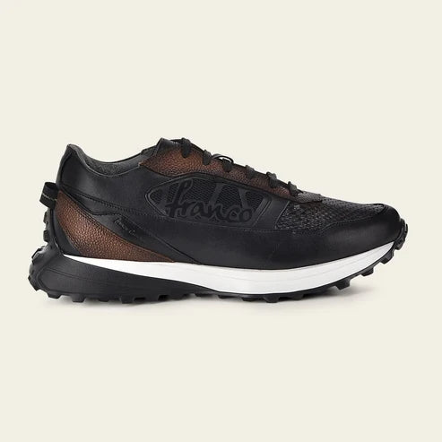 Franco Cuadra Grey Python Black Calf FC761