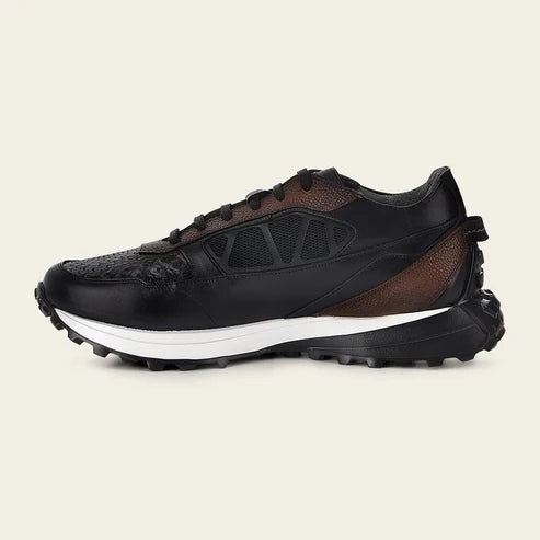Franco Cuadra Grey Python Black Calf FC761