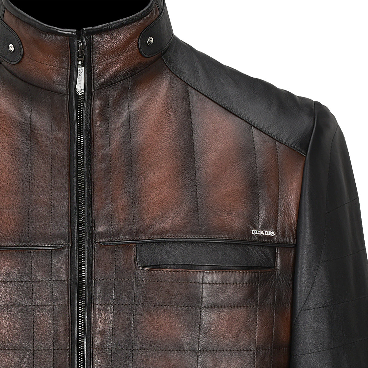 Cuadra Brown Zipper Jacket JC176