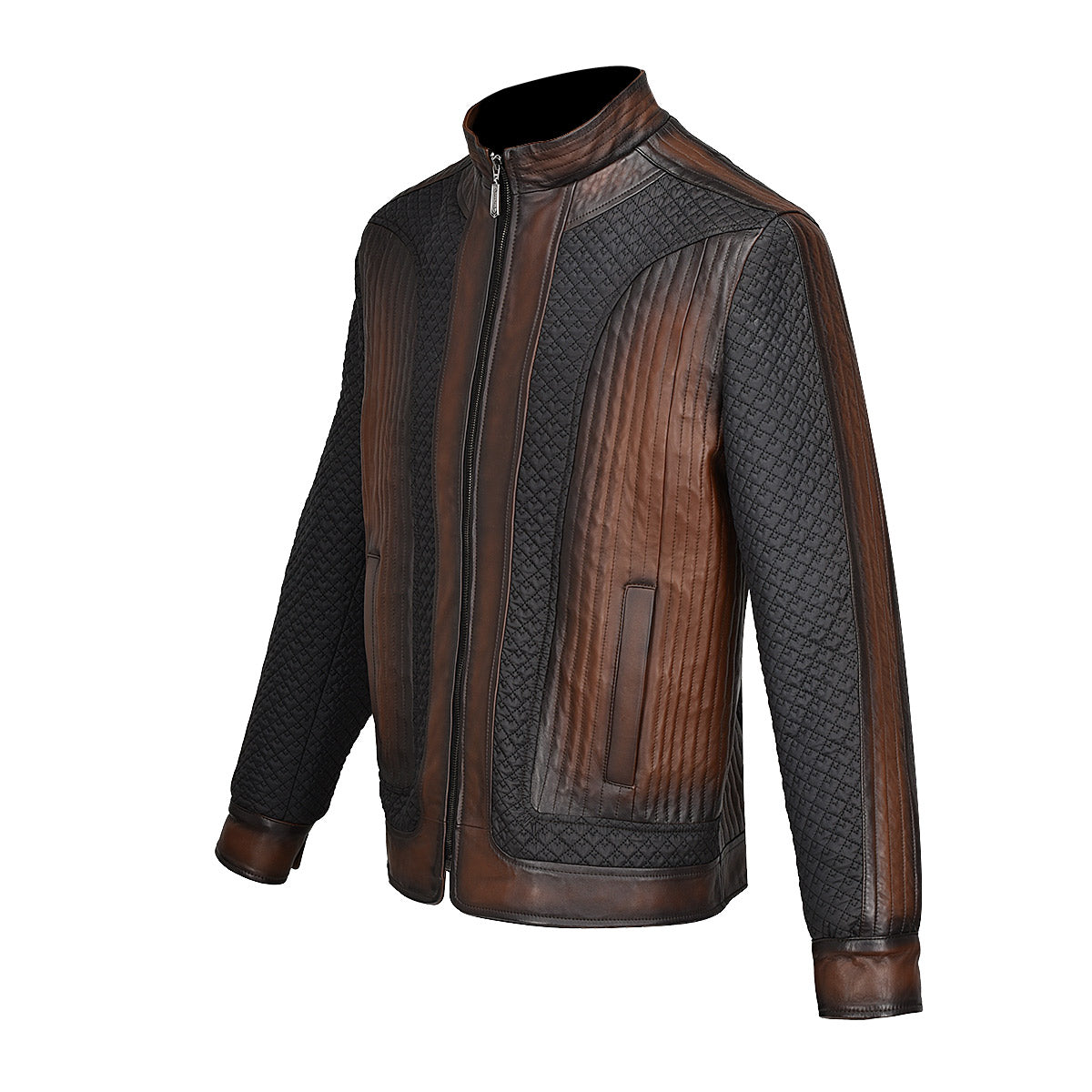 Cuadra Brown Zipper Jacket JC229