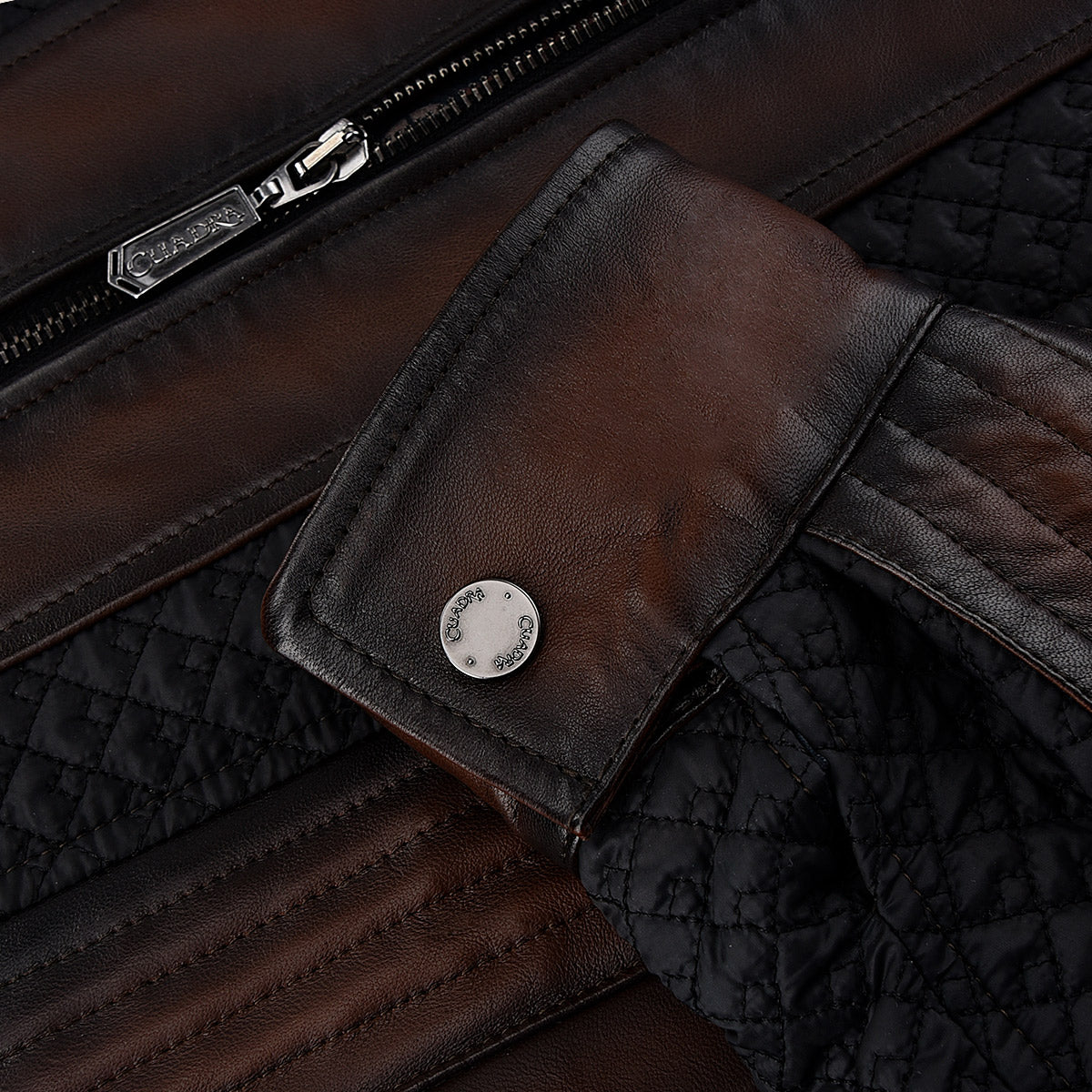 Cuadra Brown Zipper Jacket JC229