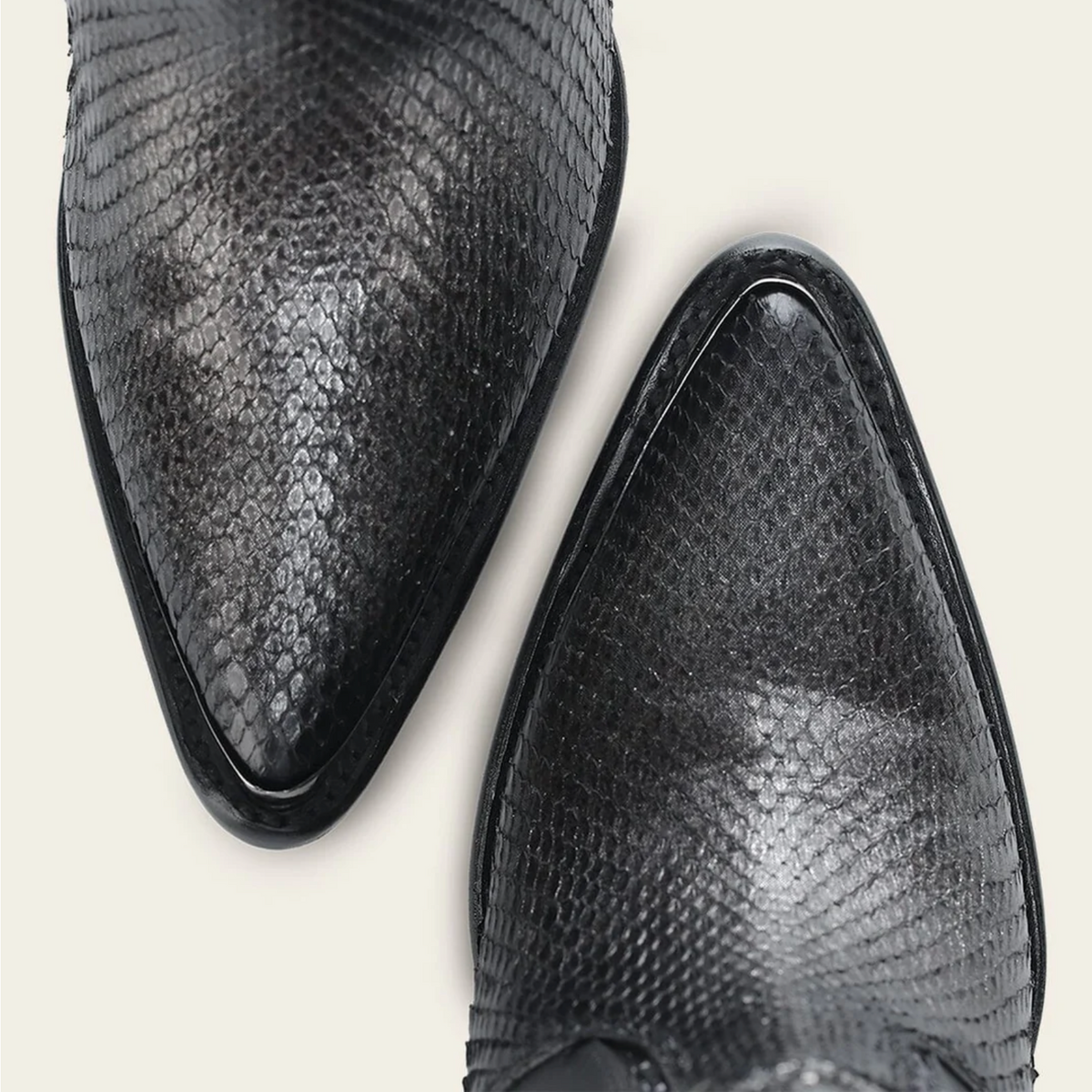 Cuadra Oxford Python Zipper & Studs Pointed Toe CU958