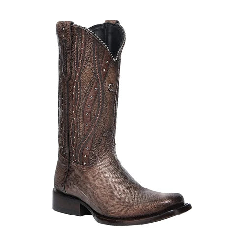 Cuadra Bronze Karung Laser & Embroidery & Studs CU992