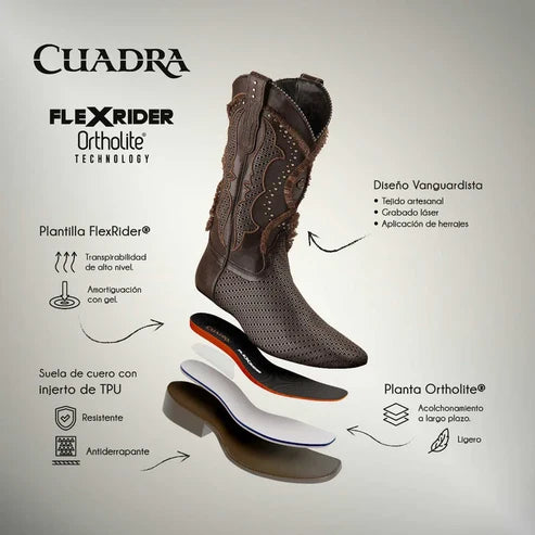 Cuadra Almond Laser & Embroidery & Studs CU988