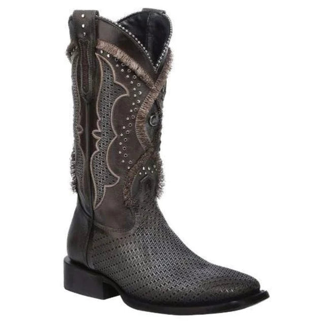Cuadra Chocolate Laser & Embroidery & Studs CU997