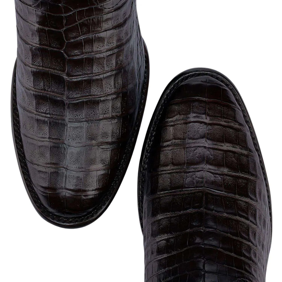 Cuadra Brown Caiman Embroidery & Laser & Woven CU857