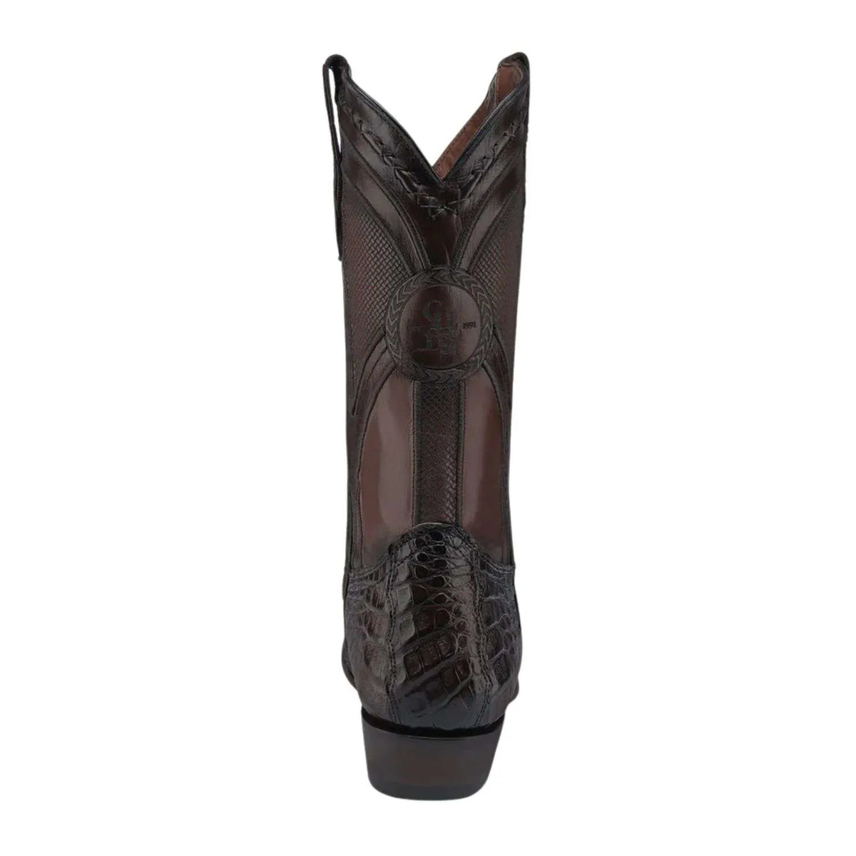 Cuadra Brown Caiman Embroidery & Laser & Woven CU857