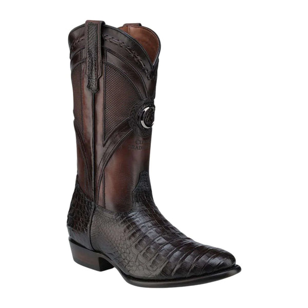 Cuadra Brown Caiman Embroidery & Laser & Woven CU857