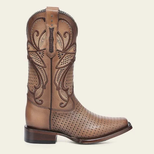 Cuadra Almond Laser & Embroidery & Studs CU988