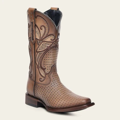 Cuadra Almond Laser & Embroidery & Studs CU988