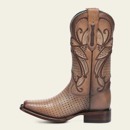 Cuadra Almond Laser & Embroidery & Studs CU988