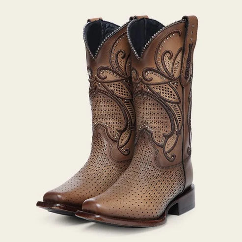 Cuadra Almond Laser & Embroidery & Studs CU988